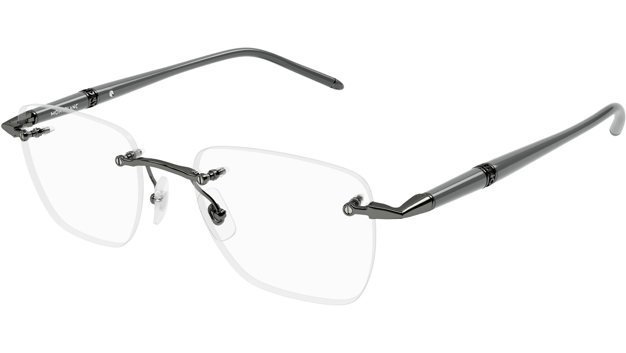Occhiali da vista MONTBLANC MB0346O Shiny dark ruthenium