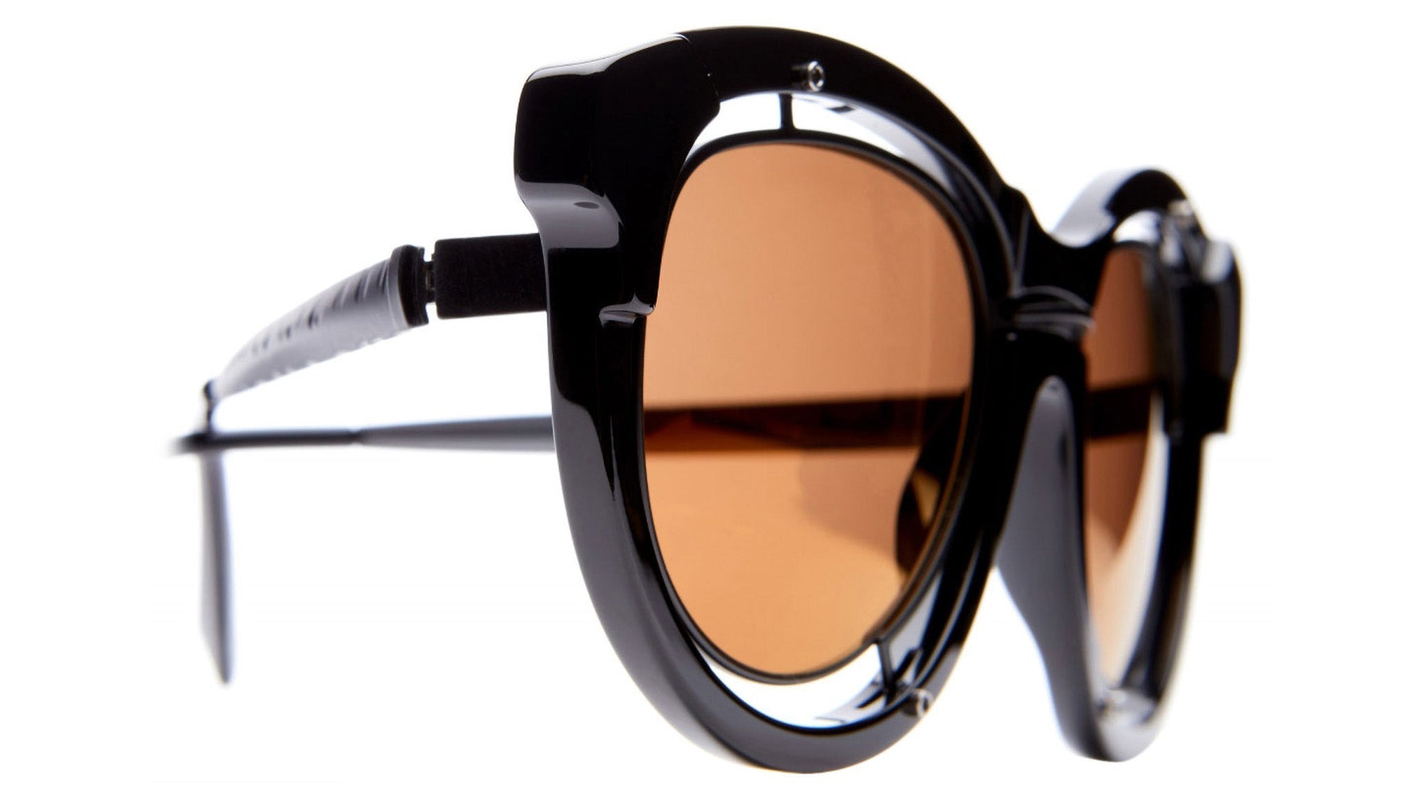 Occhiali da sole KUBORAUM H93 Black shine
