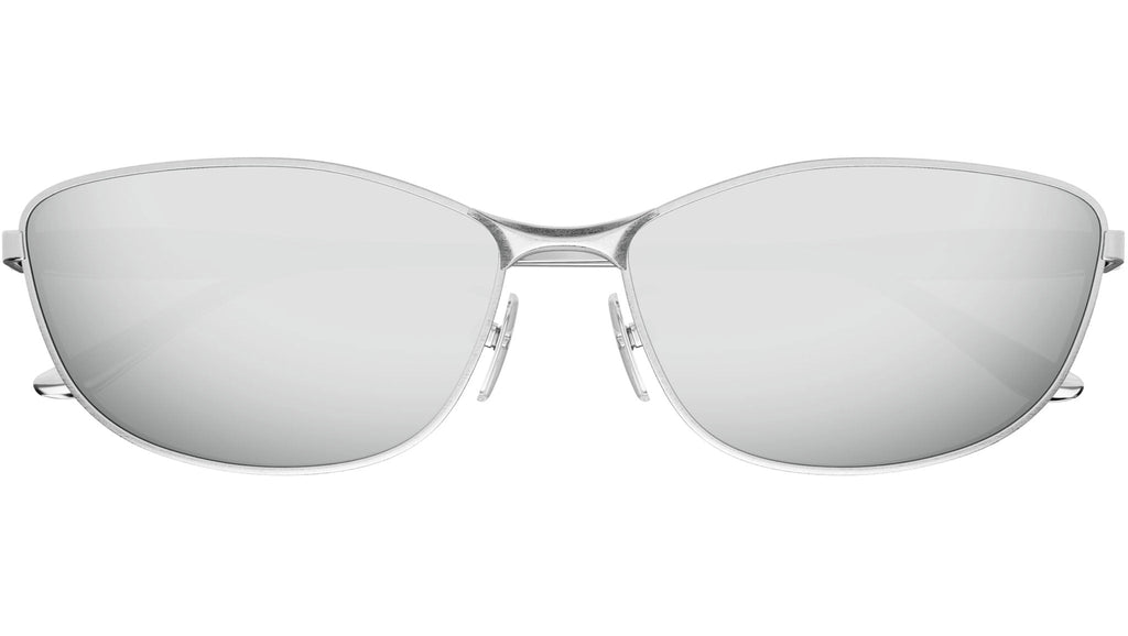 Occhiali da sole BALENCIAGA BB0357SA Shiny horizontal brushed silver