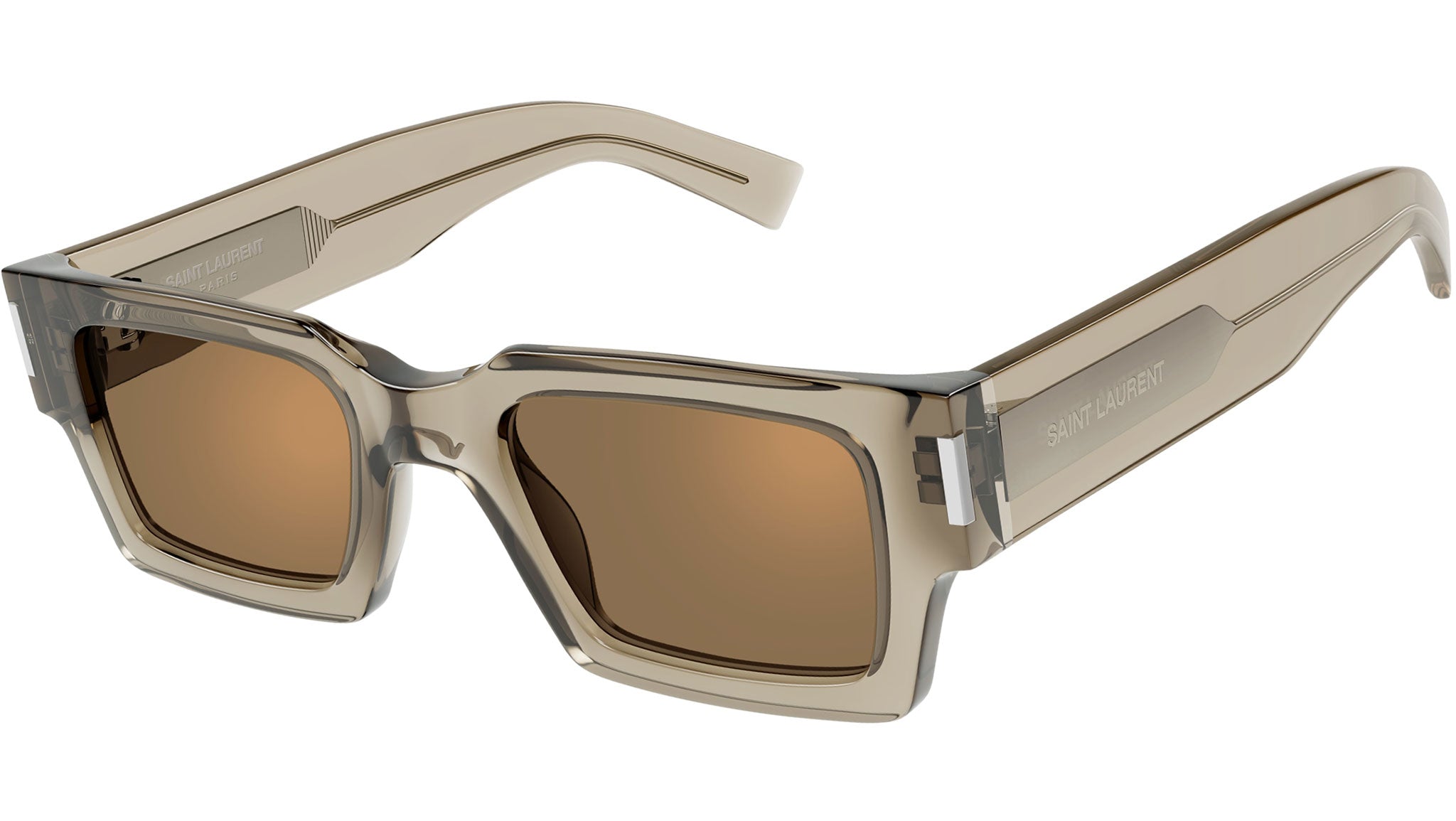 Occhiali da sole SAINT LAURENT SL572 Shiny transparent yellow