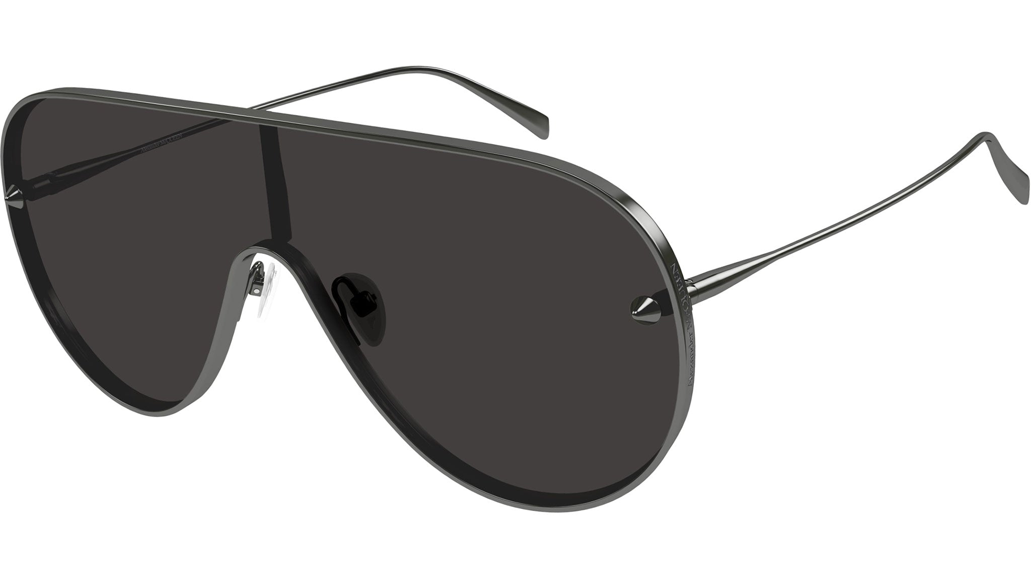 Occhiali da sole ALEXANDER MCQUEEN AM0481S Shiny dark ruthenium
