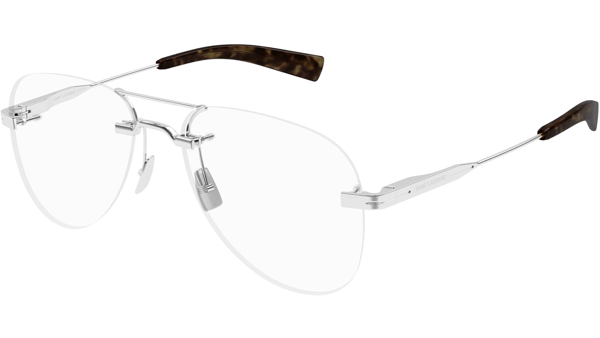 Occhiali da vista SAINT LAURENT SL745 Shiny silver