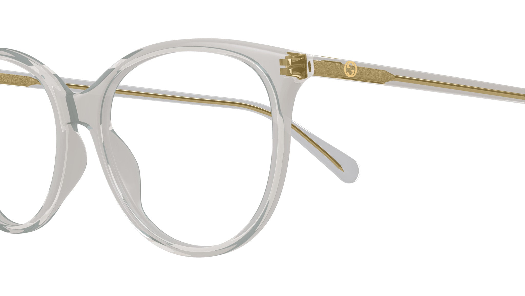 Occhiali da vista GUCCI Shiny transparent taupe
