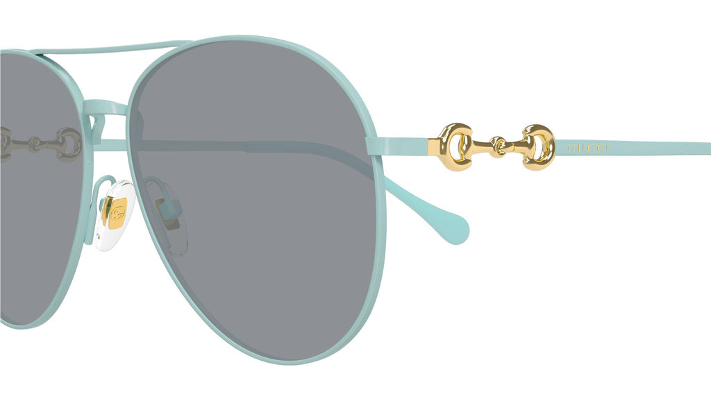 Occhiali da sole GUCCI GG1698S Shiny solid light tiffany green
