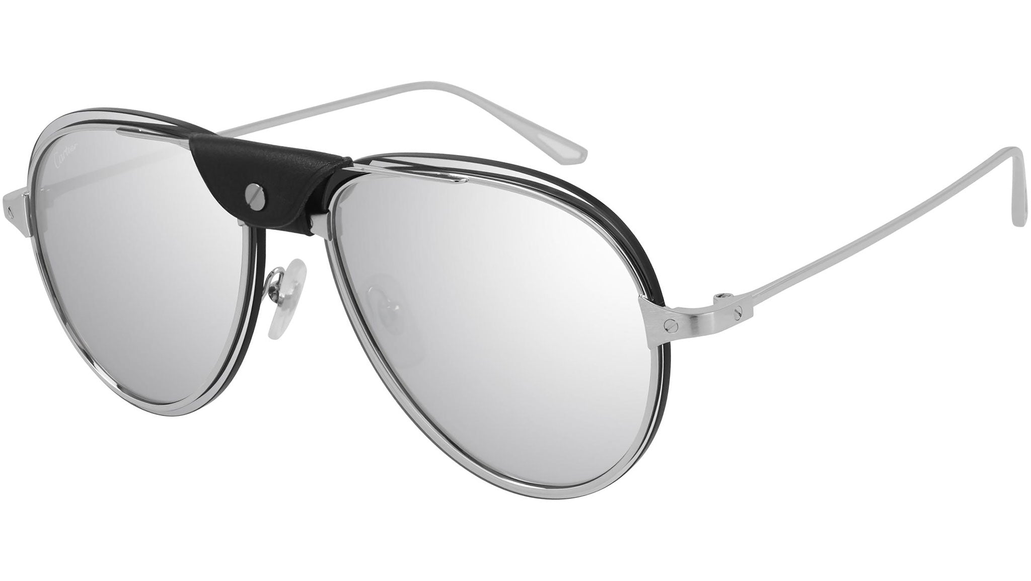 Occhiali da sole CARTIER CT0242S Smooth platinum