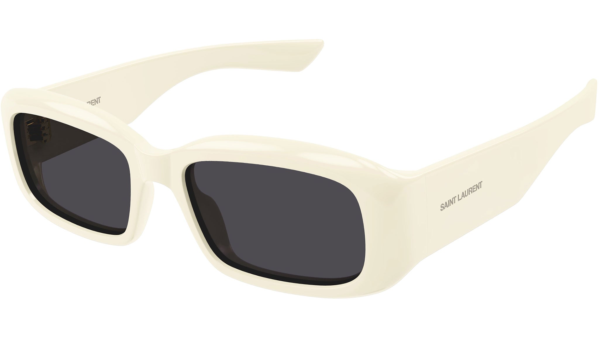 Occhiali da sole SAINT LAURENT SL809 Shiny solid ivory