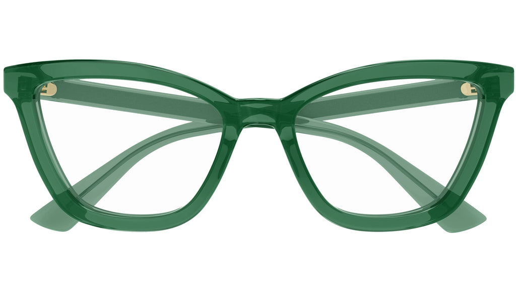 Occhiali da vista GUCCI GG1686O Shiny transparent bottle green