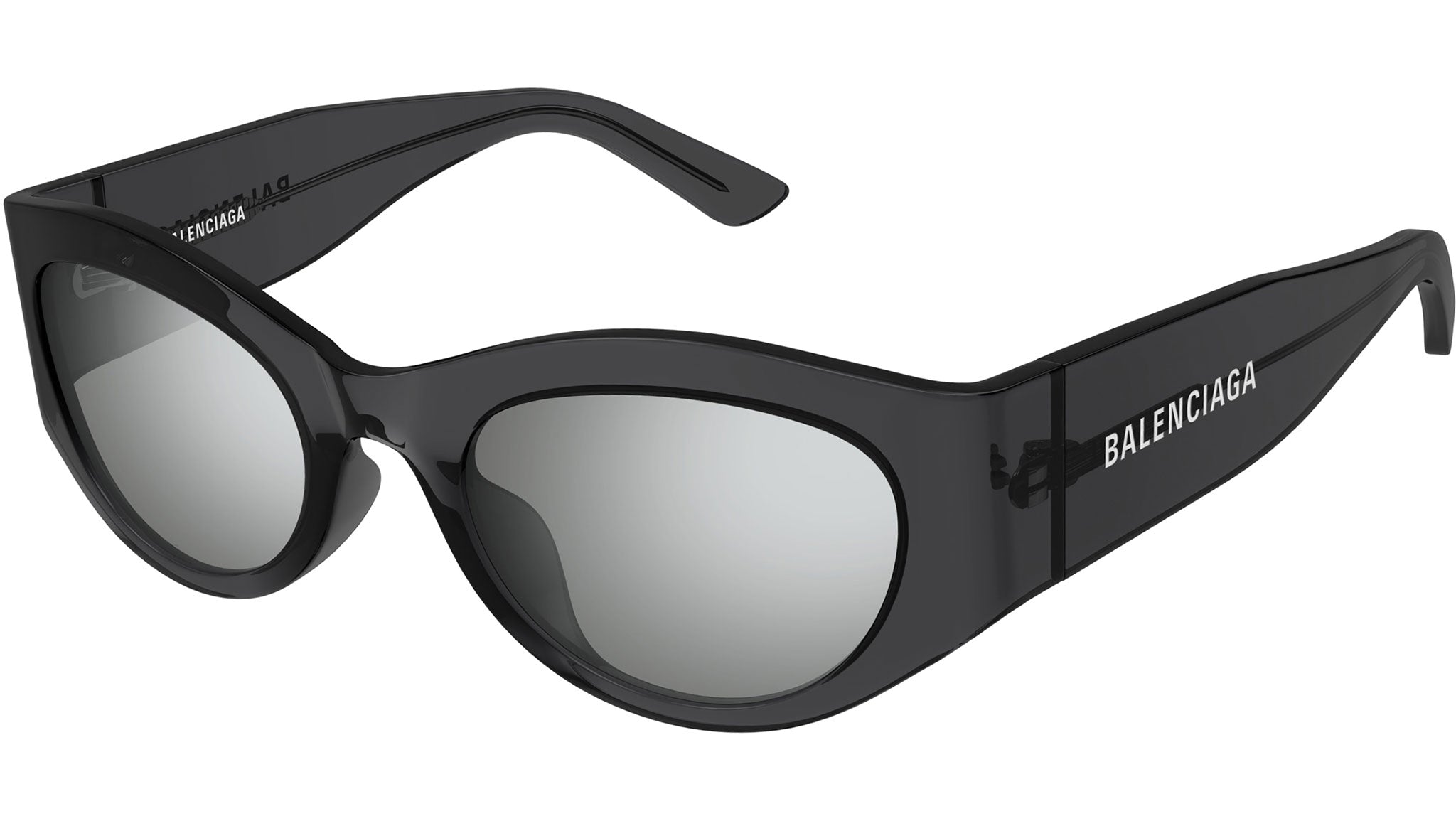 Occhiali da sole BALENCIAGA BB0330SK Shiny transparent dark grey