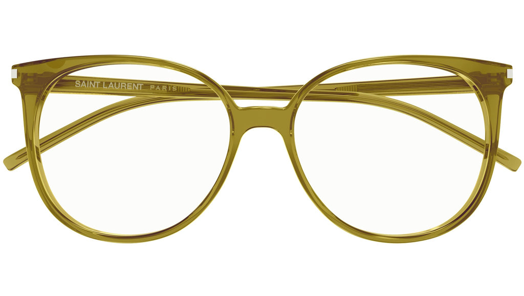 Occhiali da vista SAINT LAURENT SL39 Shiny transparent olive
