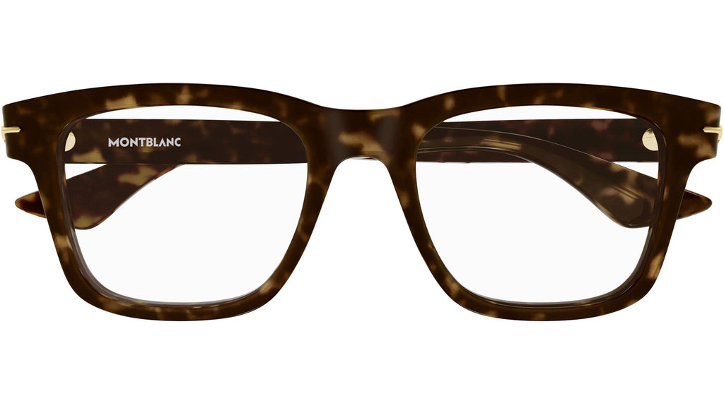 Occhiali da vista MONTBLANC MB0266O Shiny dark havana