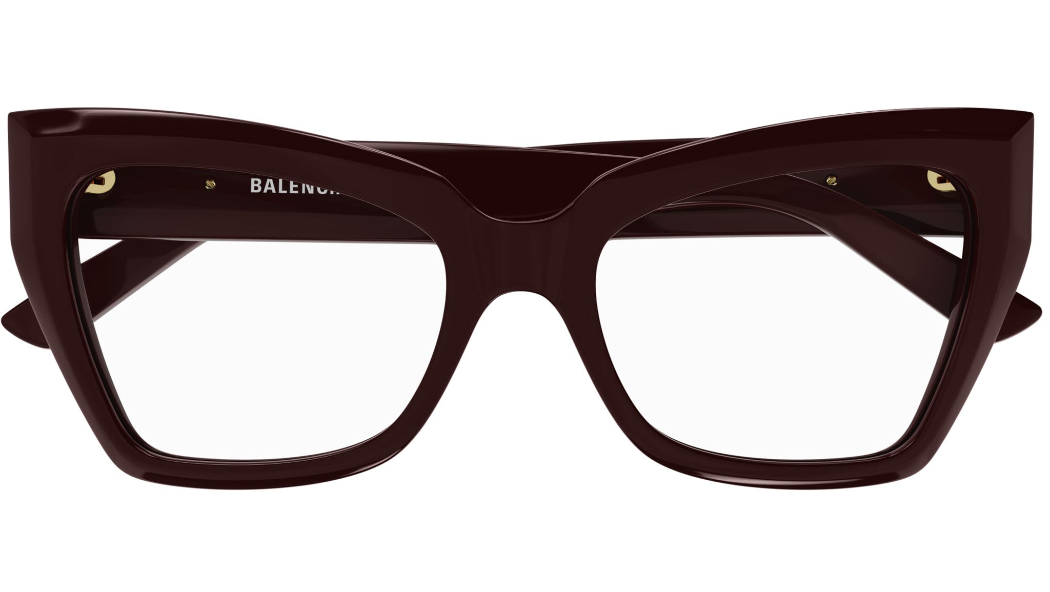 Occhiali da vista BALENCIAGA BB0275O Shiny solid dark wine red