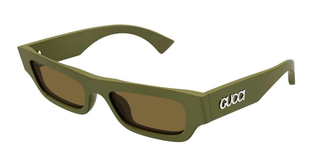 Occhiali da sole GUCCI GG1839S Shiny solid olive green
