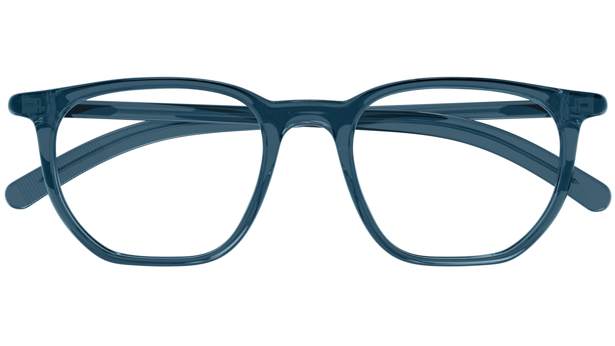 Occhiali da vista MONTBLANC MB0349O Shiny transparent blue
