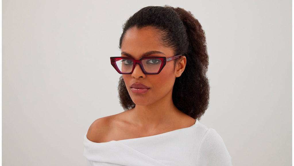 Occhiali da vista GUCCI GG1720O Shiny transparent red purple