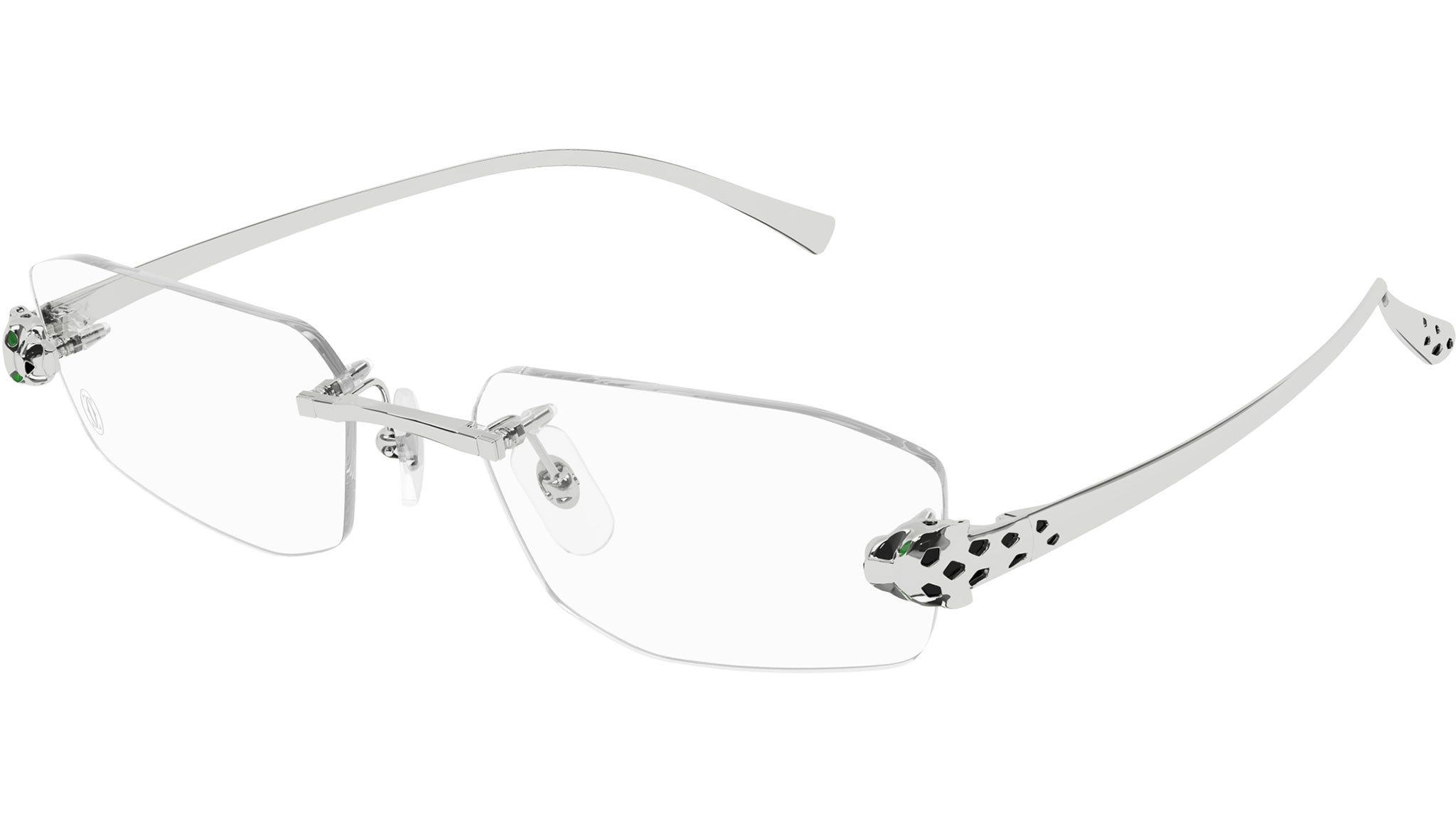 Occhiali da vista CARTIER CT0494O Smooth platinum finish