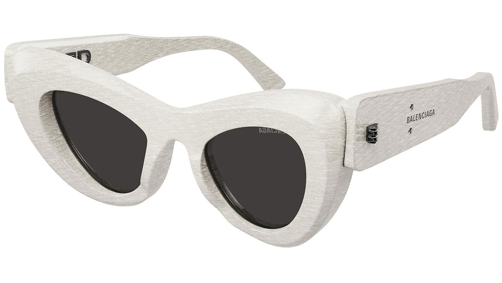 Occhiali da sole BALENCIAGA BB0204S Shiny white carbon fiber