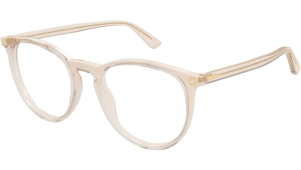 Occhiali da vista GUCCI GG0027O Shiny transparent light yellow