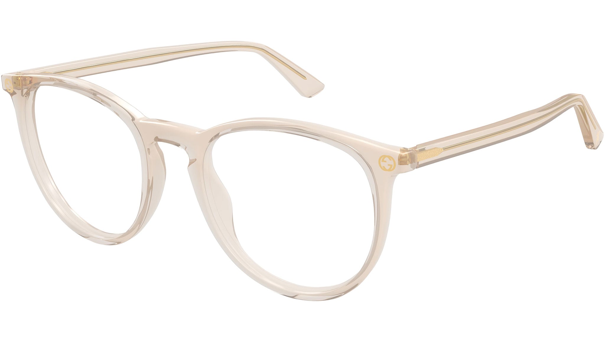 Occhiali da vista GUCCI GG0027O Shiny transparent light yellow