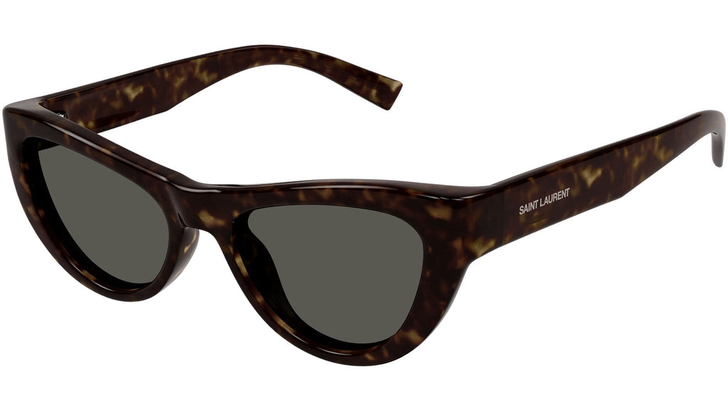 Occhiali da sole SAINT LAURENT SL676 Shiny dark havana