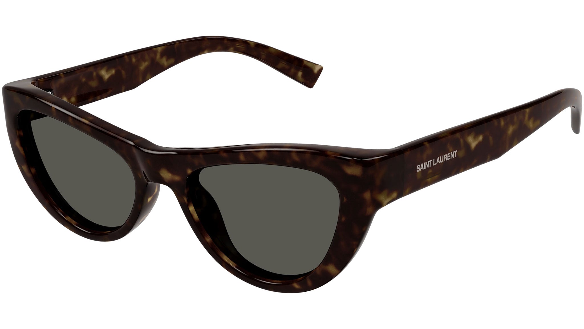 Occhiali da sole SAINT LAURENT SL676 Shiny dark havana
