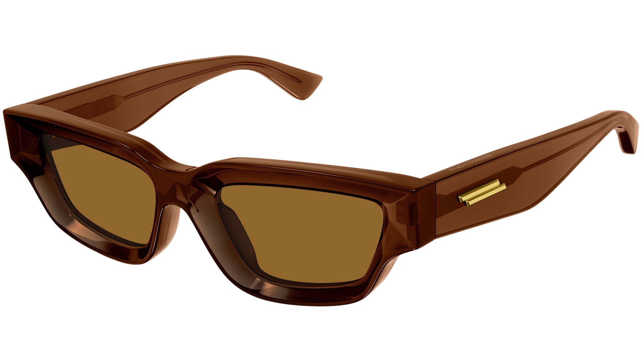 Occhiali da sole BOTTEGA VENETA BV1250S Shiny transparent ginger bread brown