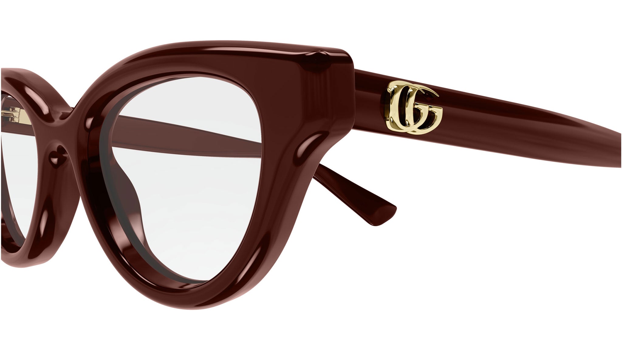 Occhiali da vista GUCCI GG1832O Shiny solid burgundy