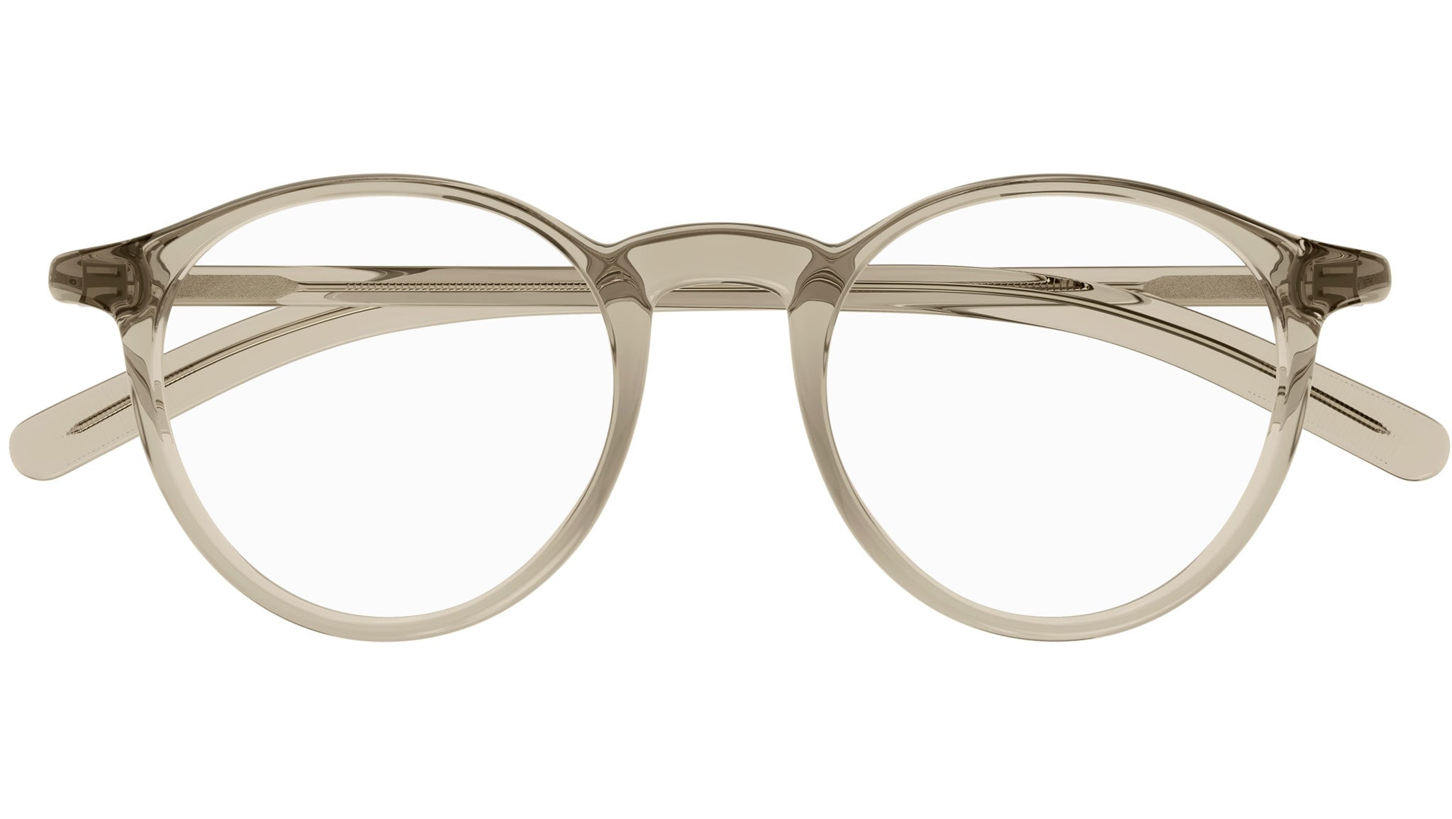 Occhiali da vista MONTBLANC MB0329O Shiny yellow transparent