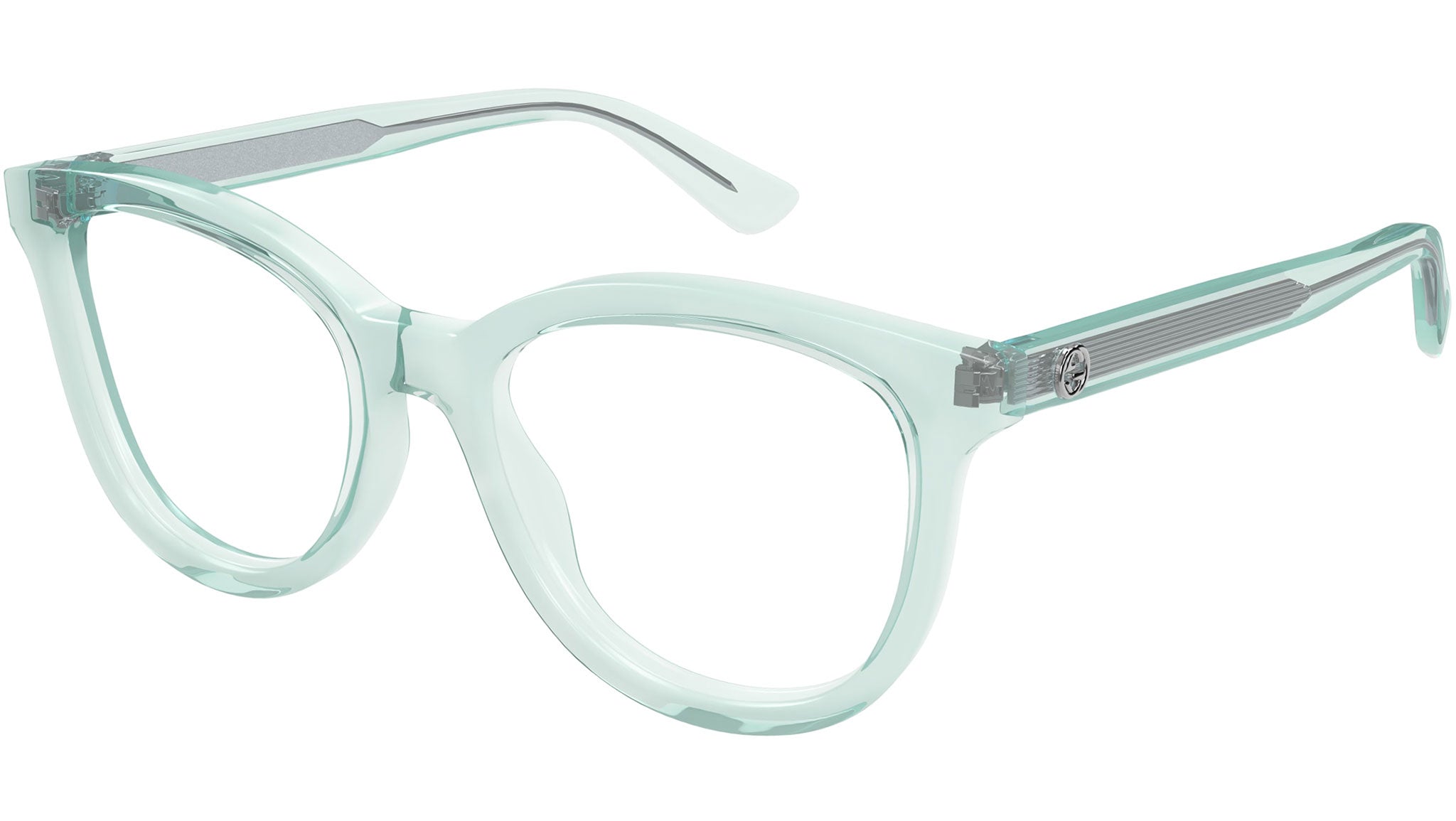 Occhiali da vista GUCCI GG1687O Shiny transparent mint green