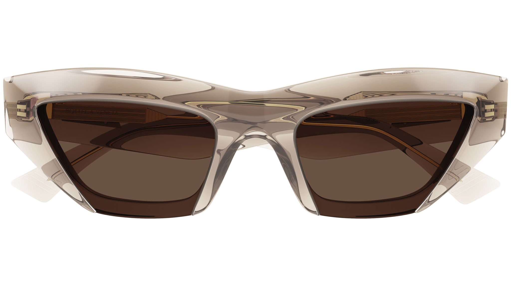 Occhiali da sole BOTTEGA VENETA BV1219S Shiny transparent nude