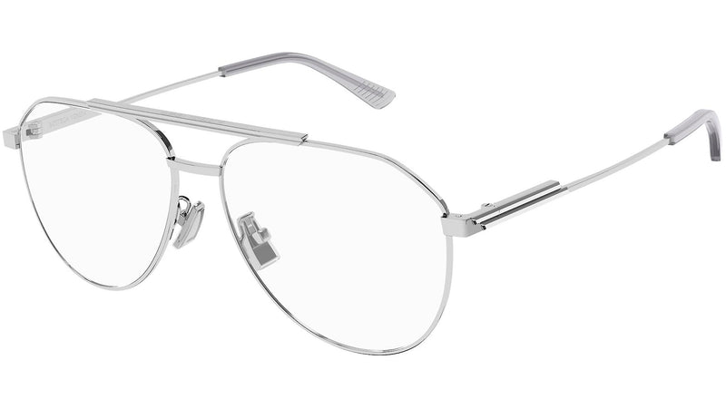 Occhiali da vista BOTTEGA VENETA BV1158O Shiny silver