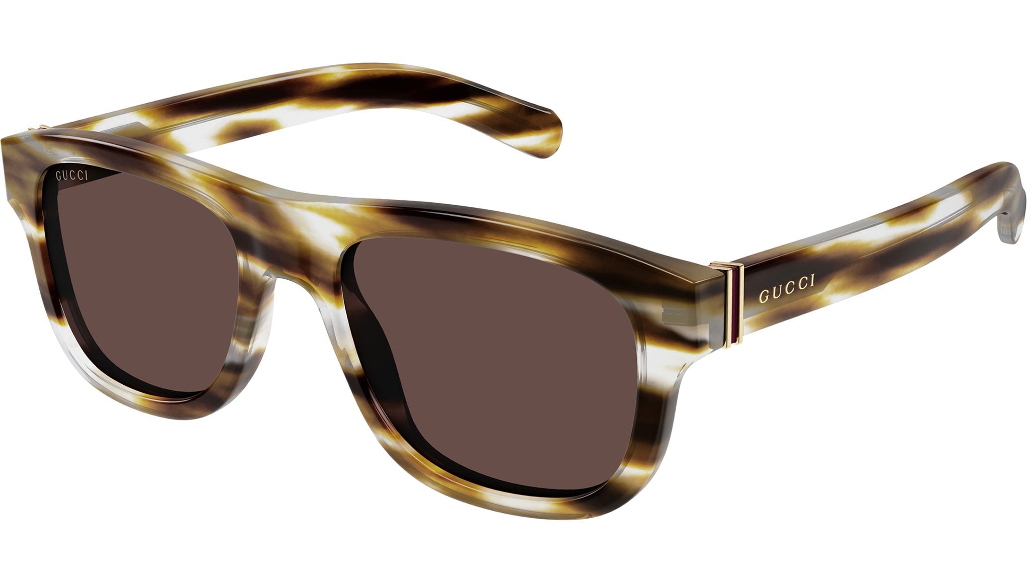 Occhiali da sole GUCCI GG1509S Shiny striated green havana