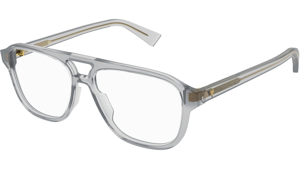 Occhiali da vista BOTTEGA VENETA BV1294O Shiny transparent light grey