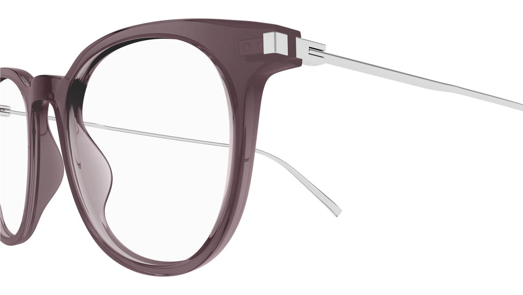 Occhiali da vista SAINT LAURENT SL579 Shiny transparent taupe brown