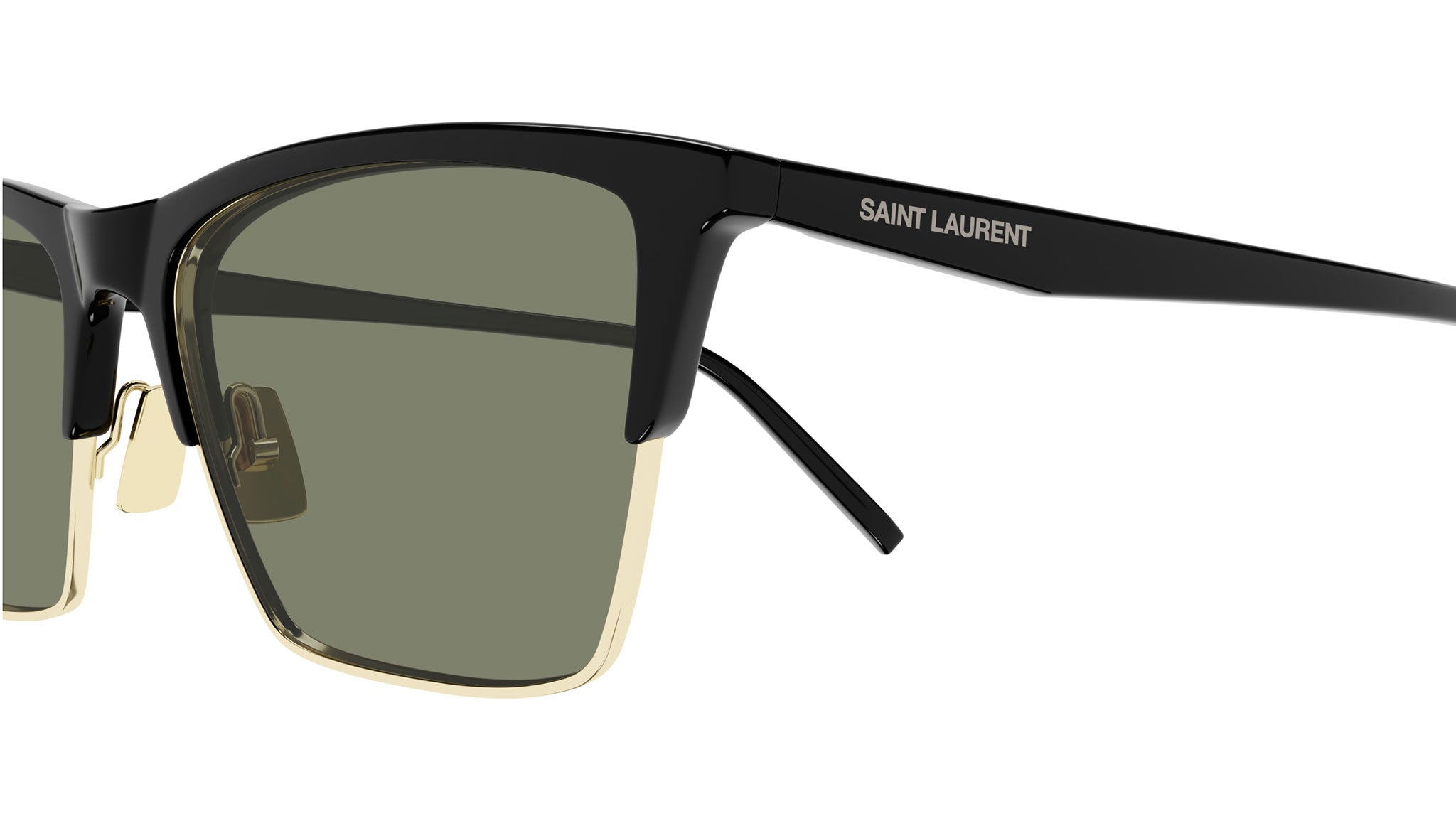 Occhiali da sole SAINT LAURENT SL767 Shiny black shiny light gold