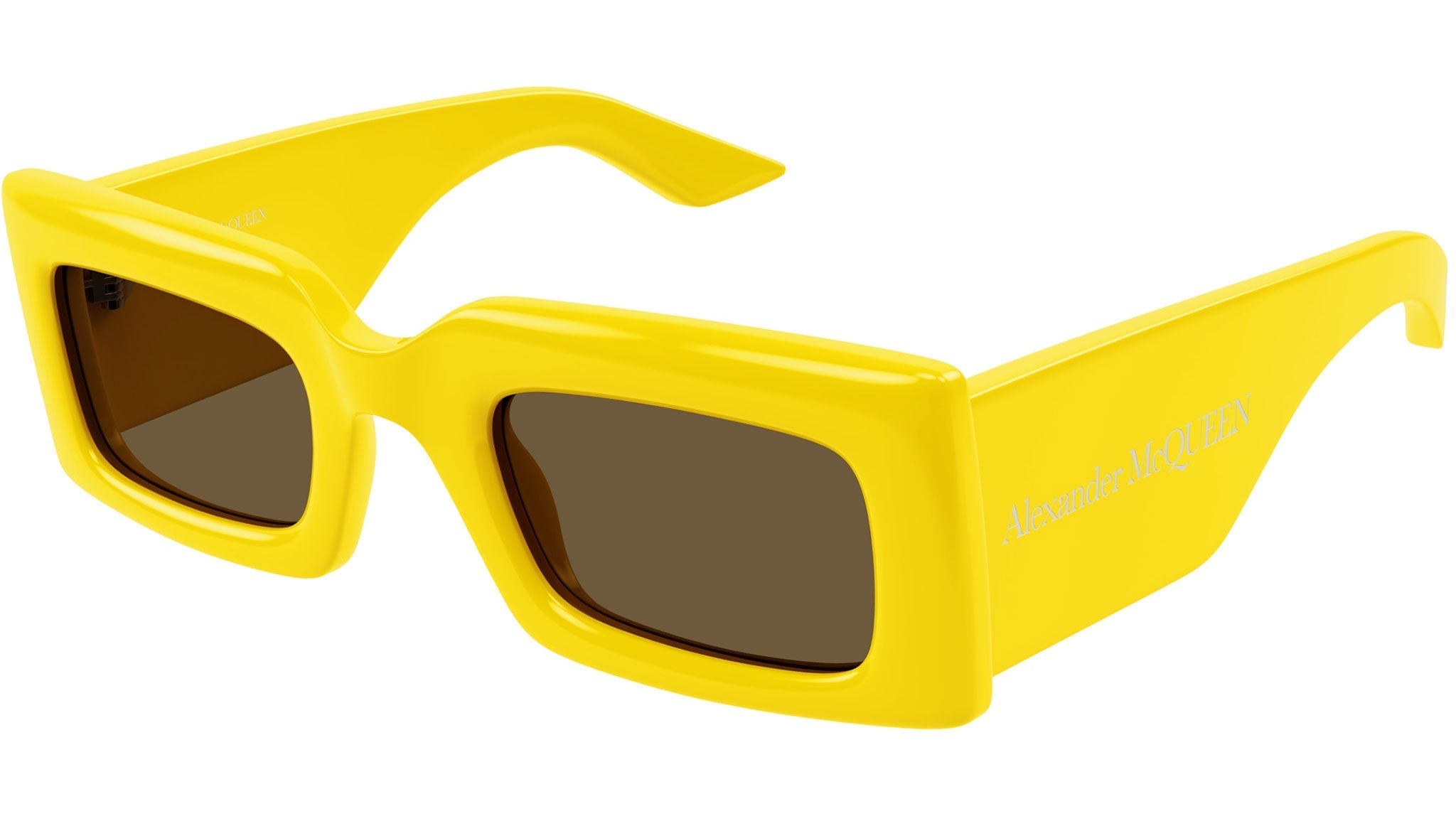 Occhiali da sole ALEXANDER MCQUEEN AM0433S Shiny solid bright yellow