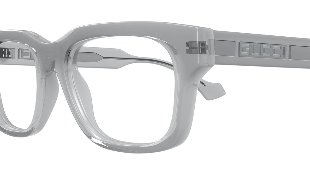 Occhiali da vista GUCCI GG1731O Shiny transparent cloudy grey