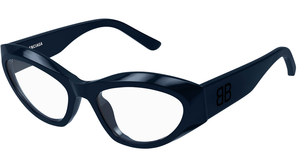 Occhiali da vista BALENCIAGA BB0400O Shiny solid dark blue