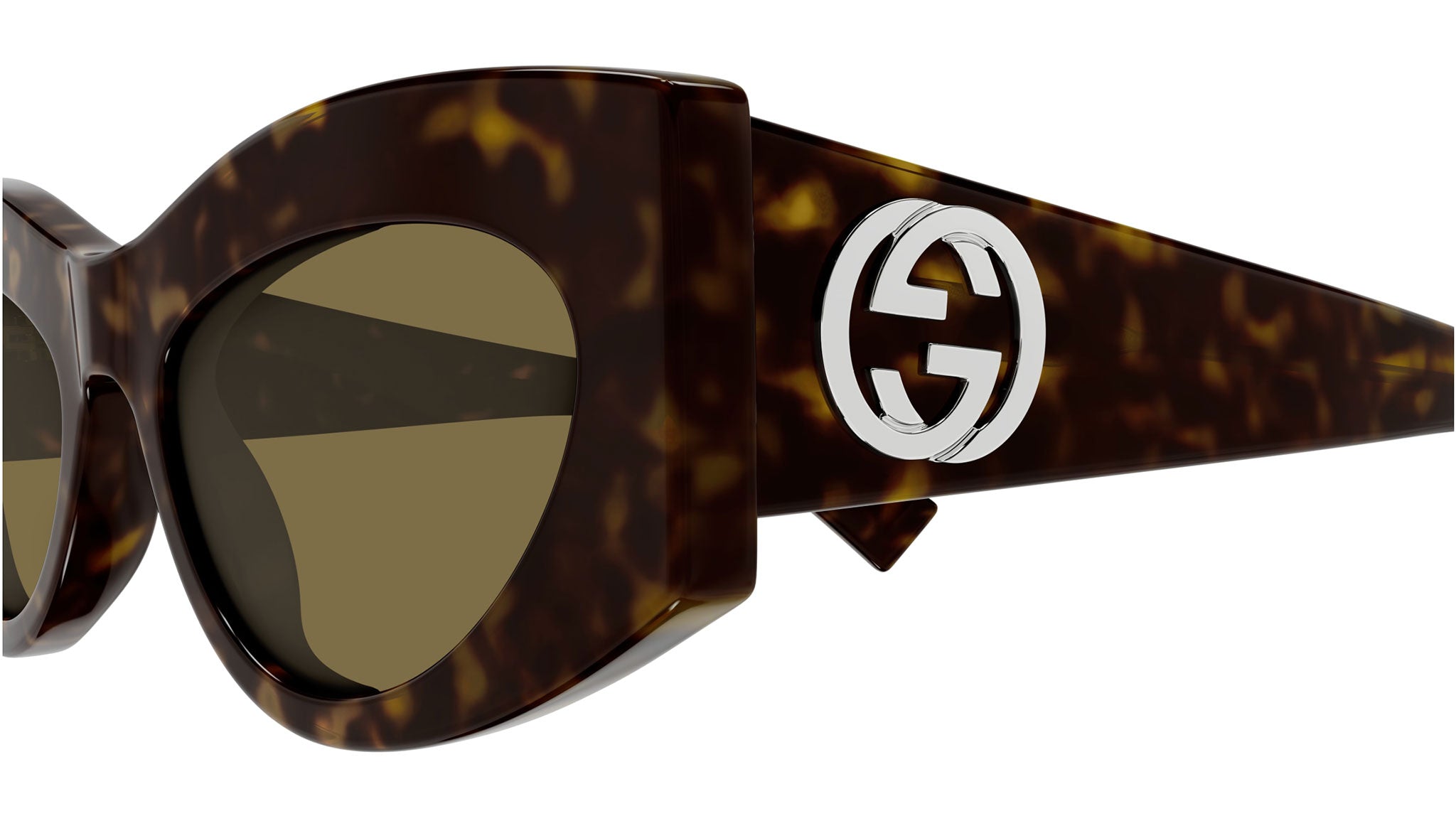 Occhiali da sole GUCCI GG1843S Shiny dark havana