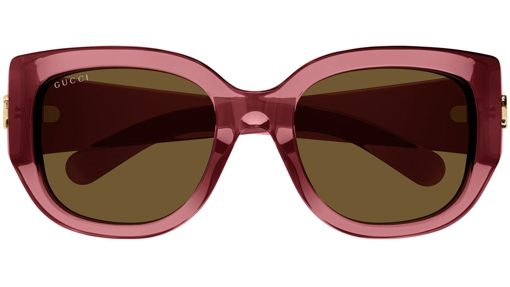 Occhiali da sole GUCCI GG1599SA Shiny transparent brick red