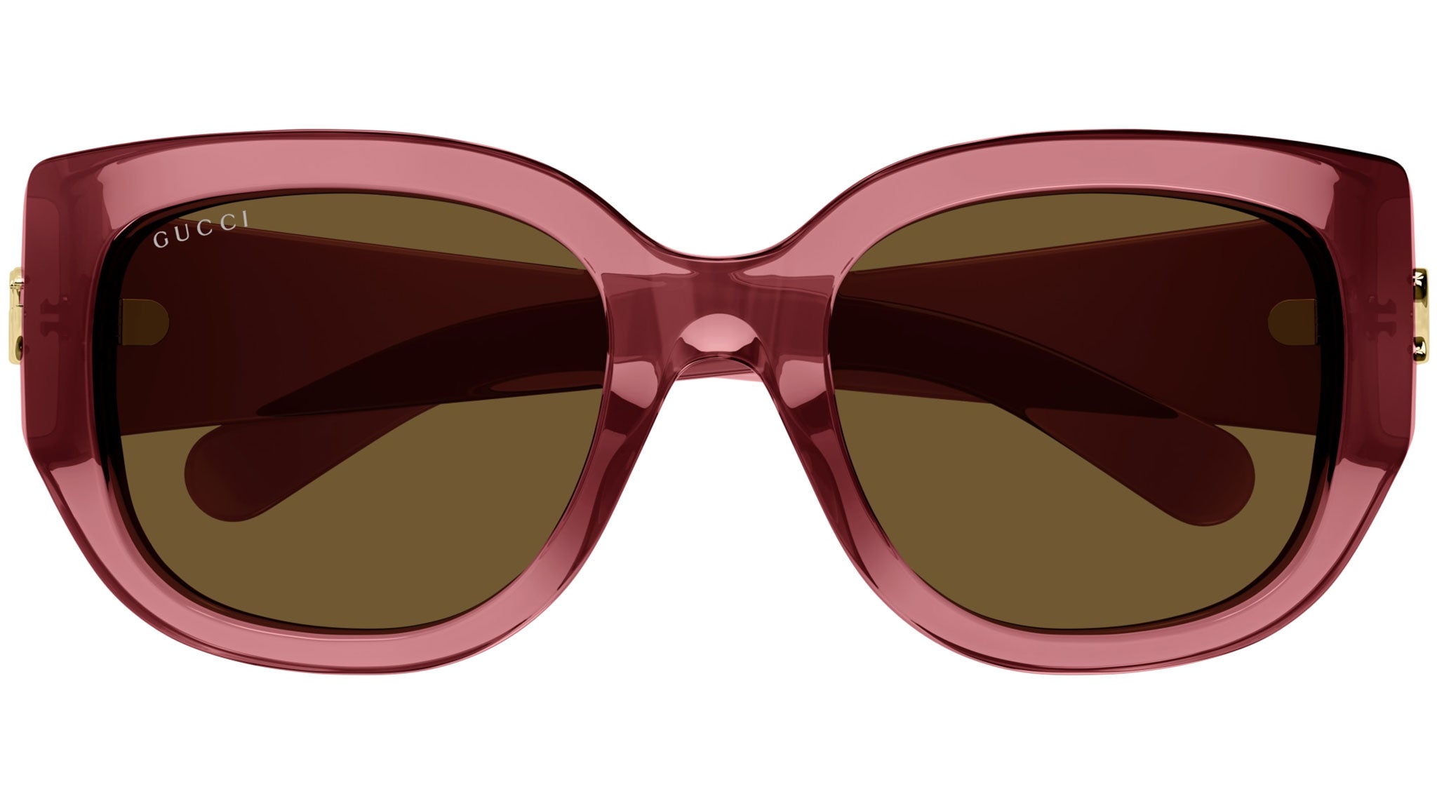Occhiali da sole GUCCI GG1599SA Shiny transparent brick red