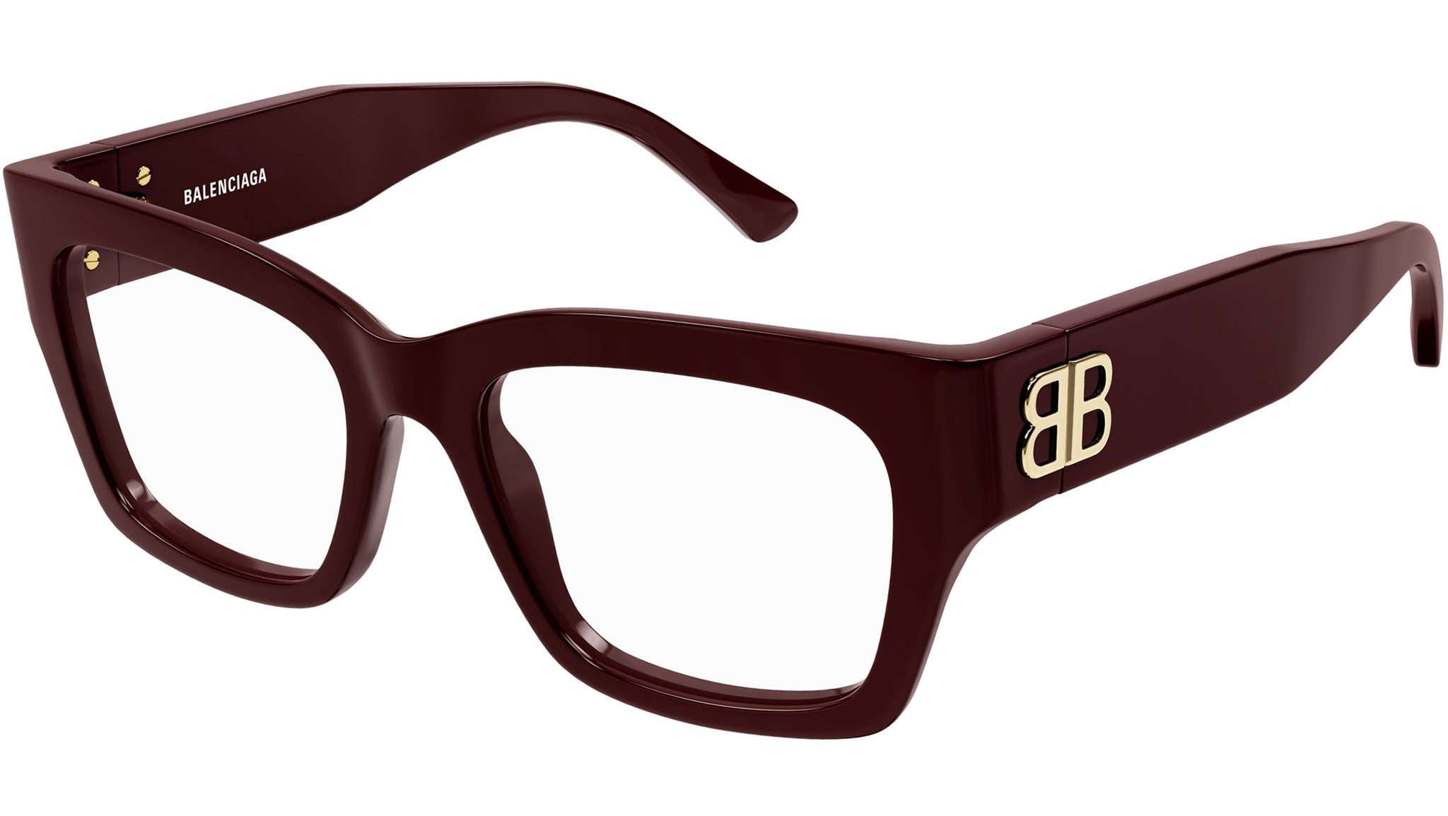 Occhiali da vista BALENCIAGA BB0325O Shiny solid burgundy