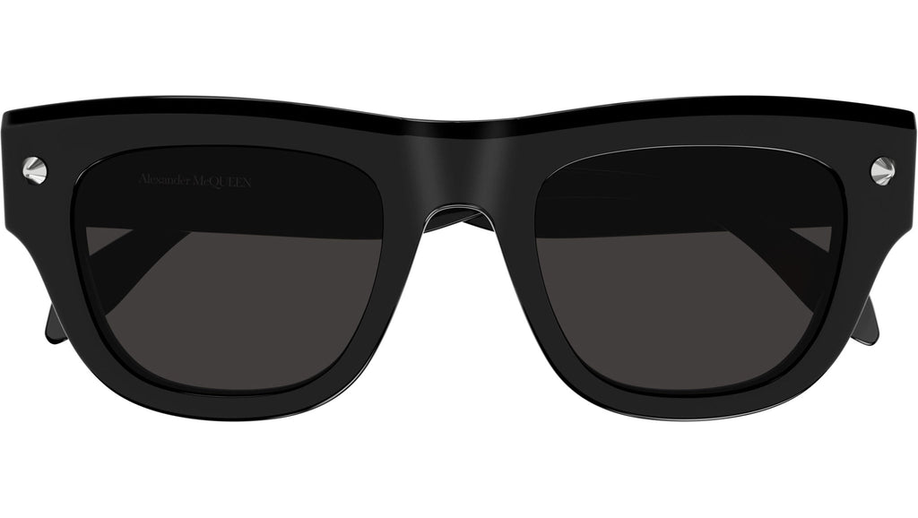 Occhiali da sole ALEXANDER MCQUEEN AM0425S Shiny solid black with silver studs