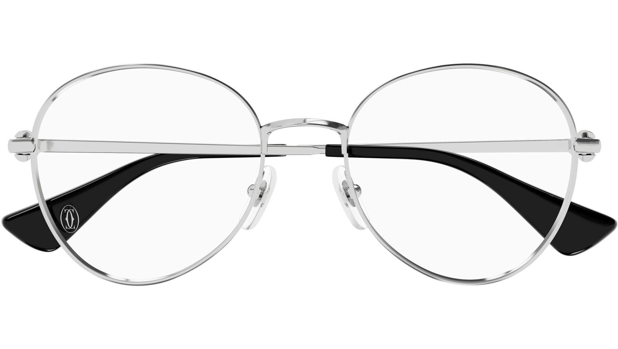 Occhiali da vista CARTIER CT0449O Smooth platinum finish