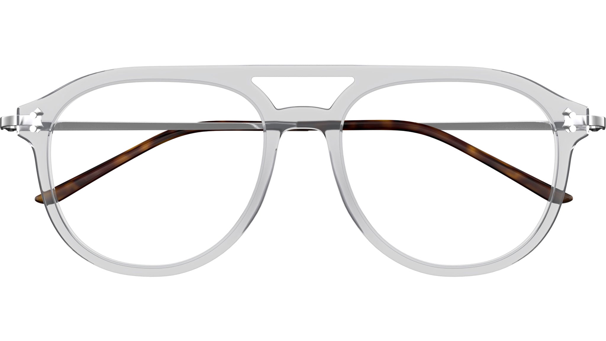 Occhiali da vista GUCCI GG1708O Shiny transparent cloudy grey