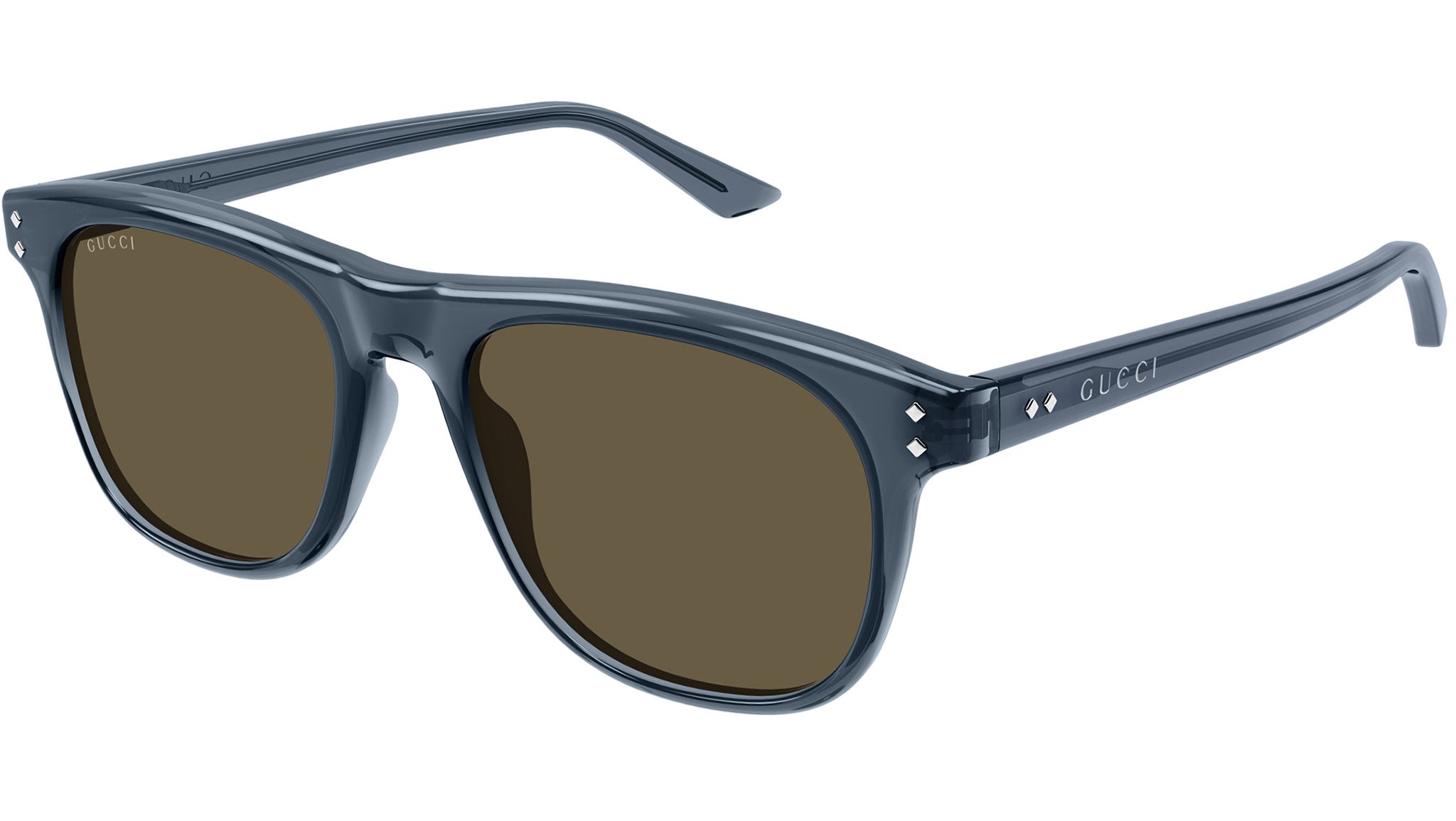 Occhiali da sole GUCCI GG1893S Shiny dark transparent cobalt blue
