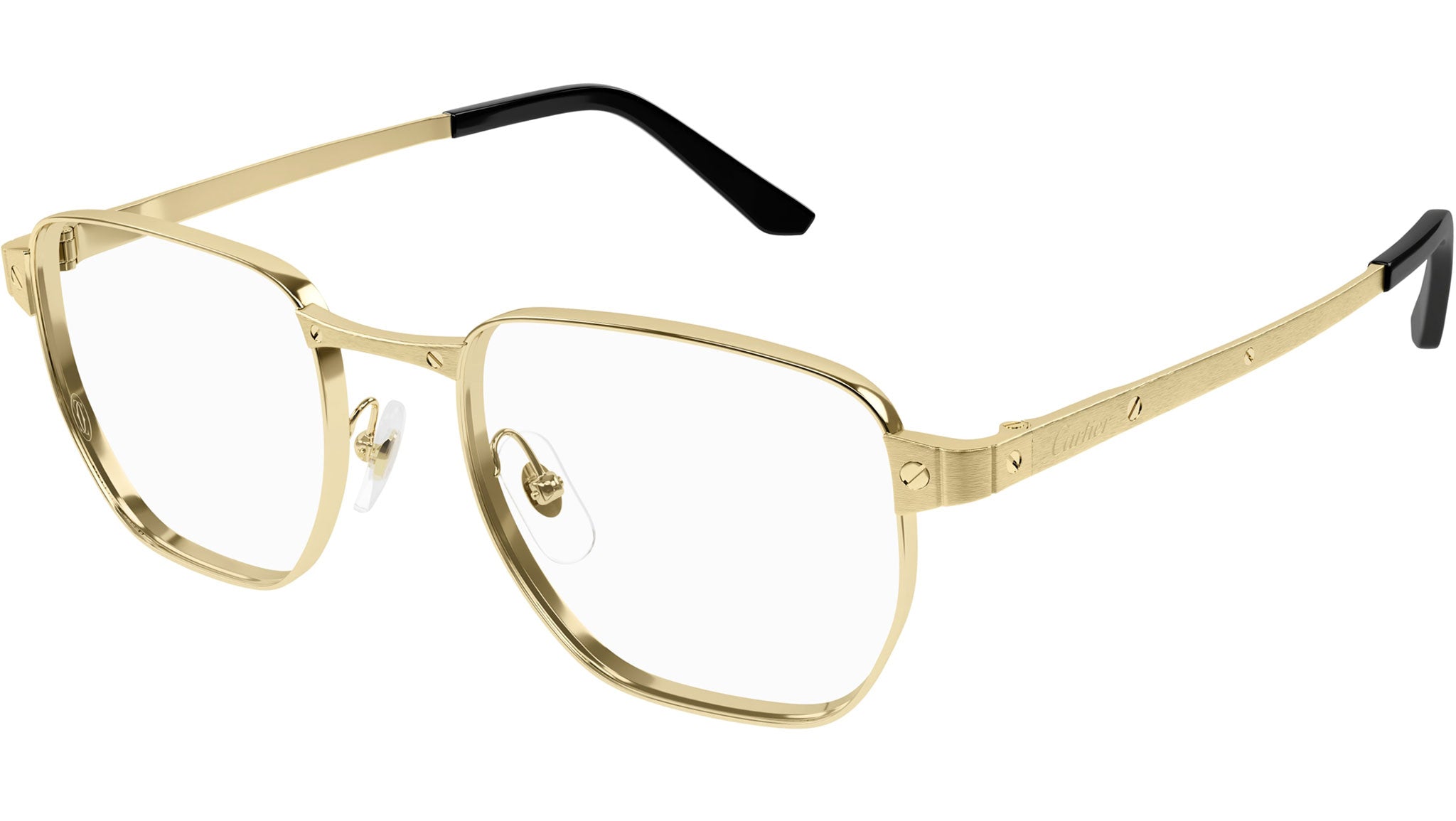 Occhiali da vista CARTIER CT0480O Smooth brushed golden finish