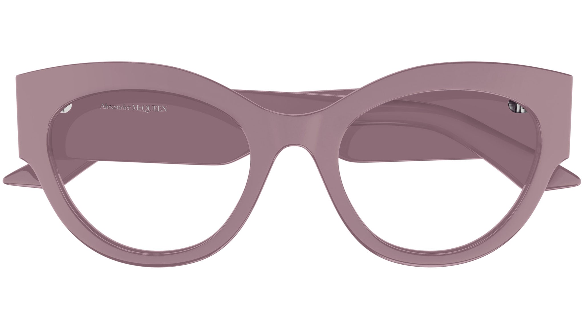 Occhiali da vista ALEXANDER MCQUEEN AM0435O Shiny solid mauve