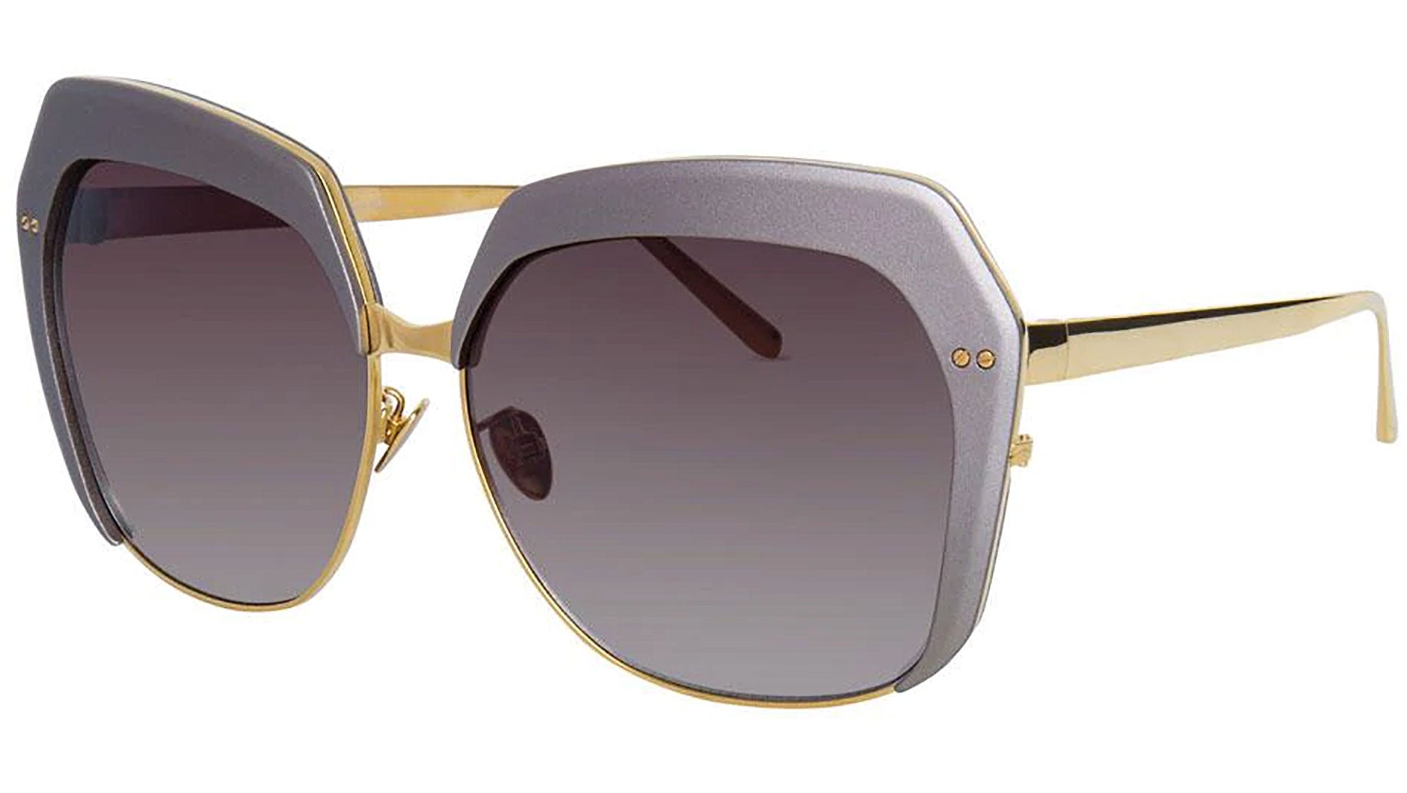 Occhiali LINDA FARROW 578 Grey taupe gold