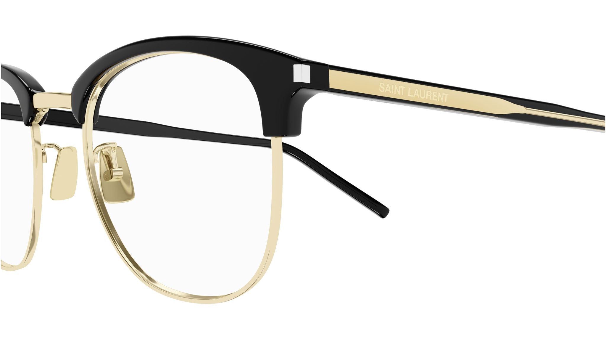 Occhiali da vista SAINT LAURENT SL779 Shiny solid black(shiny light gold