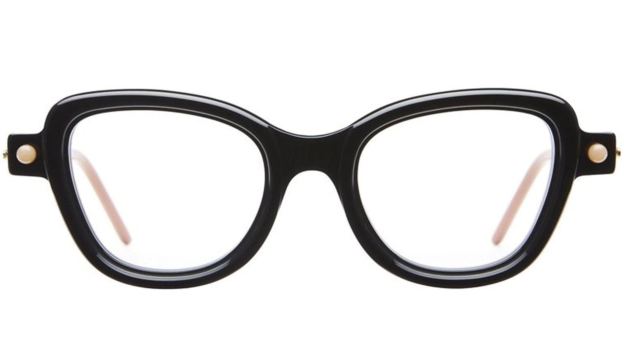 Occhiali da vista KUBORAUM P5 Black shine tortoise and antique pink